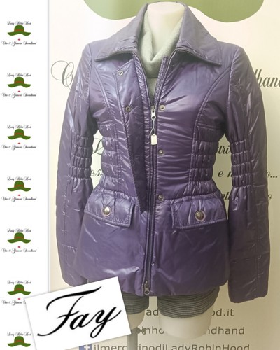 Fay piumino donna viola - piumino,